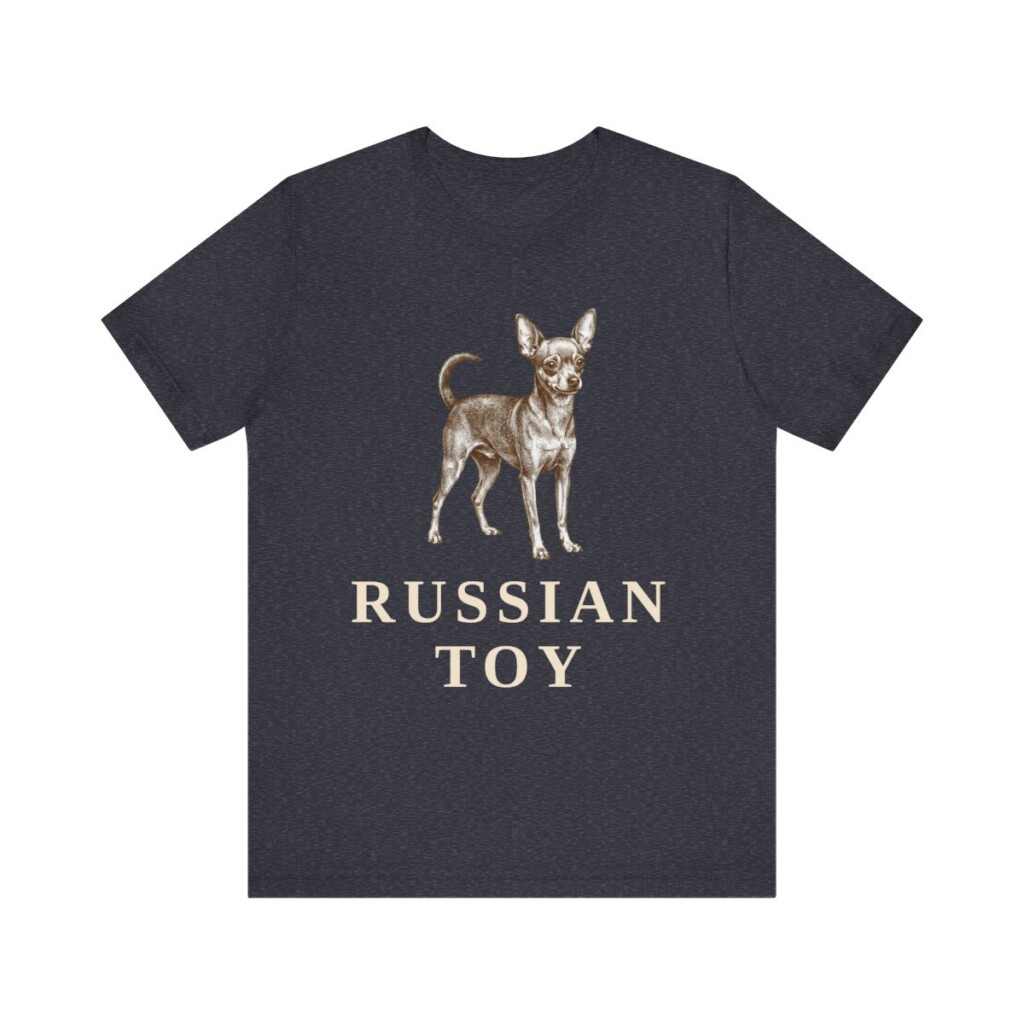 Russian Toy Shirt, Vintage Dog Sketch Tee, Dog Lover Gift