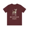Russian Toy Shirt, Vintage Dog Sketch Tee, Dog Lover Gift
