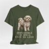 Russian Tsvetnaya Bolonka Humor Shirt, Vintage Dog Sketch Tee, Dog Humor Gift