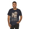 Russian Tsvetnaya Bolonka Humor Shirt, Vintage Dog Sketch Tee, Dog Humor Gift