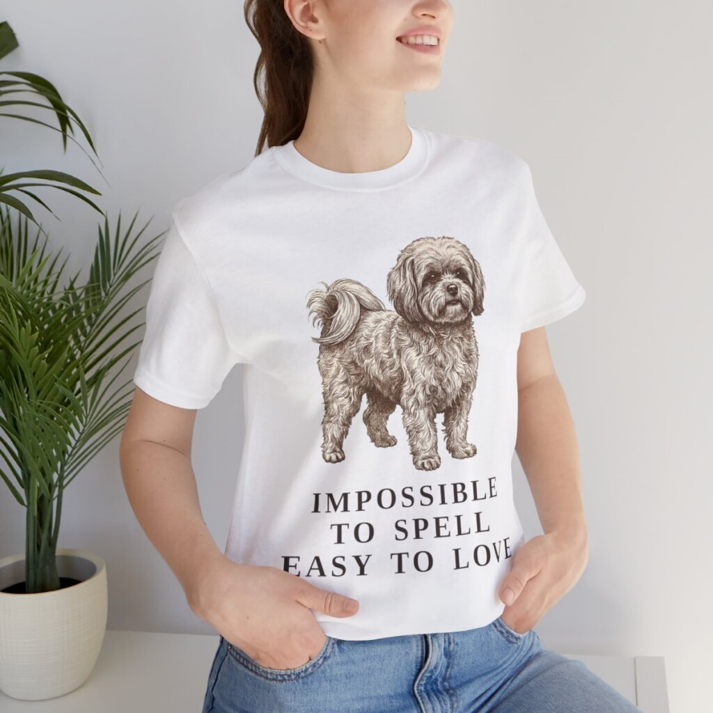 Russian Tsvetnaya Bolonka Humor Shirt, Vintage Dog Sketch Tee, Dog Humor Gift