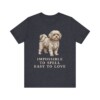 Russian Tsvetnaya Bolonka Humor Shirt, Vintage Dog Sketch Tee, Dog Humor Gift
