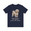 Russian Tsvetnaya Bolonka Humor Shirt, Vintage Dog Sketch Tee, Dog Humor Gift