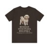Russian Tsvetnaya Bolonka Latin Shirt, Vintage Dog Sketch Tee, Dog Latin Gift