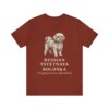 Russian Tsvetnaya Bolonka Latin Shirt, Vintage Dog Sketch Tee, Dog Latin Gift