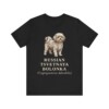 Russian Tsvetnaya Bolonka Latin Shirt, Vintage Dog Sketch Tee, Dog Latin Gift
