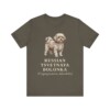 Russian Tsvetnaya Bolonka Latin Shirt, Vintage Dog Sketch Tee, Dog Latin Gift