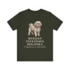 Russian Tsvetnaya Bolonka Latin Shirt, Vintage Dog Sketch Tee, Dog Latin Gift