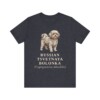 Russian Tsvetnaya Bolonka Latin Shirt, Vintage Dog Sketch Tee, Dog Latin Gift