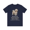 Russian Tsvetnaya Bolonka Latin Shirt, Vintage Dog Sketch Tee, Dog Latin Gift