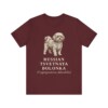 Russian Tsvetnaya Bolonka Latin Shirt, Vintage Dog Sketch Tee, Dog Latin Gift