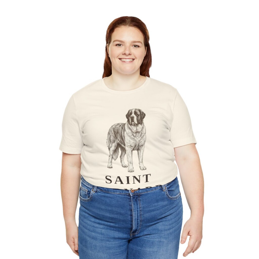 Saint Bernard Lover Shirt, Vintage Dog Sketch Tee, Dog Lover Gift Saint Bernard Lover Shirt, Vintage Dog Sketch Tee, Dog Lover Gift