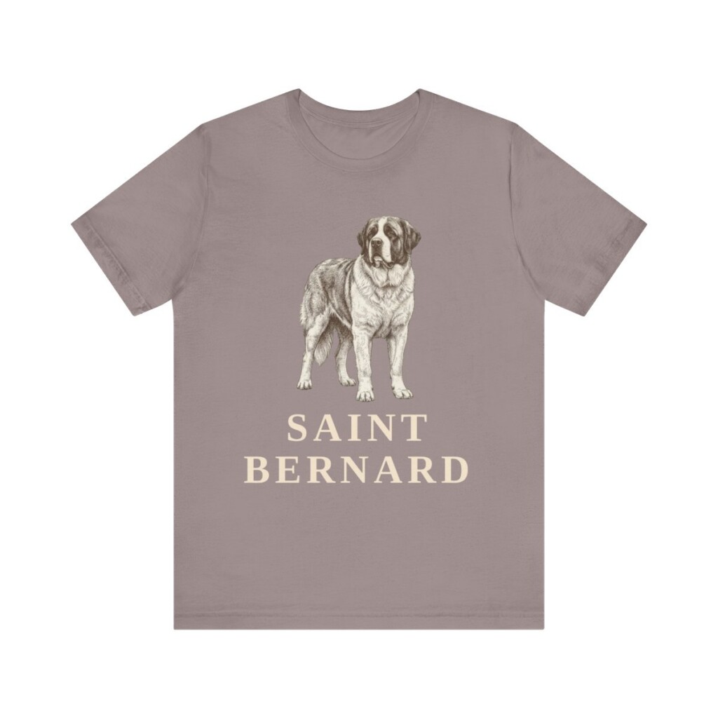 Saint Bernard Lover Shirt, Vintage Dog Sketch Tee, Dog Lover Gift Saint Bernard Lover Shirt, Vintage Dog Sketch Tee, Dog Lover Gift