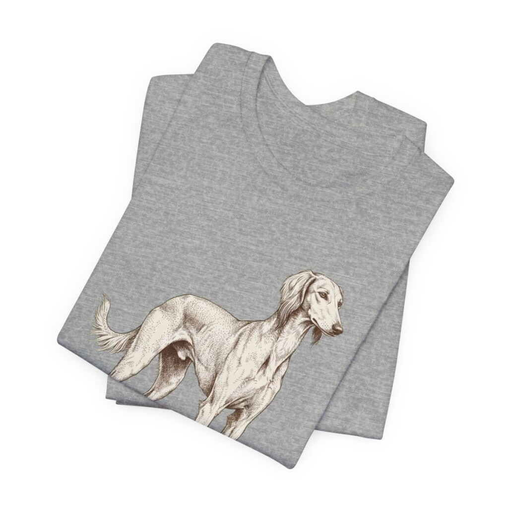 Saluki Lover Shirt, Vintage Dog Sketch Tee, Dog Lover Gift Saluki Lover Shirt, Vintage Dog Sketch Tee, Dog Lover Gift