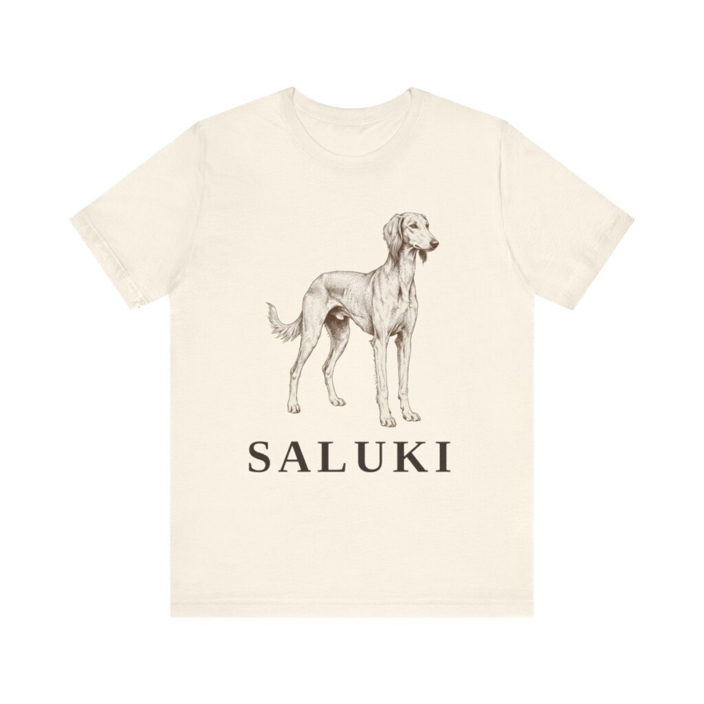 Saluki Lover Shirt, Vintage Dog Sketch Tee, Dog Lover Gift Saluki Lover Shirt, Vintage Dog Sketch Tee, Dog Lover Gift