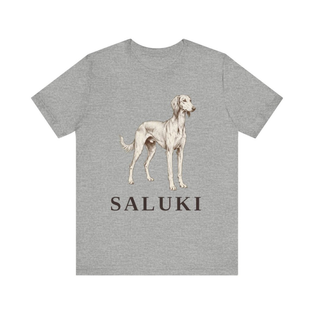 Saluki Lover Shirt, Vintage Dog Sketch Tee, Dog Lover Gift Saluki Lover Shirt, Vintage Dog Sketch Tee, Dog Lover Gift