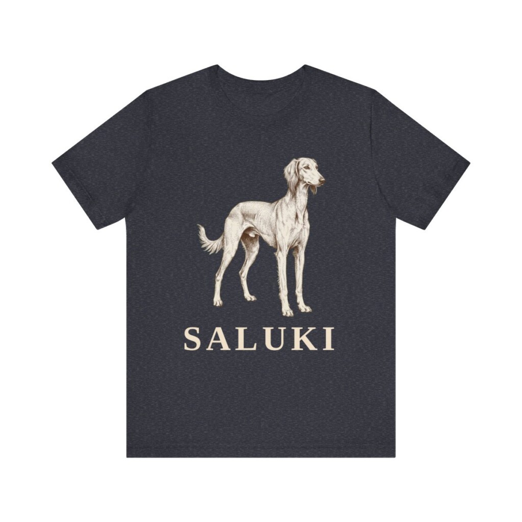 Saluki Lover Shirt, Vintage Dog Sketch Tee, Dog Lover Gift Saluki Lover Shirt, Vintage Dog Sketch Tee, Dog Lover Gift