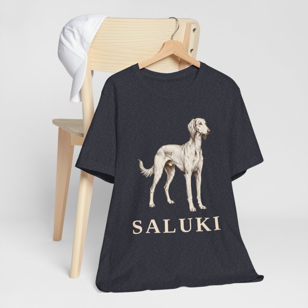 Saluki Lover Shirt, Vintage Dog Sketch Tee, Dog Lover Gift Saluki Lover Shirt, Vintage Dog Sketch Tee, Dog Lover Gift