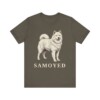 Samoyed Lover Shirt, Vintage Dog Sketch Tee, Dog Lover Gift