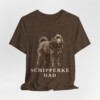 Schipperke Dad Shirt, Vintage Dog Sketch Tee, Dog Dad Gift