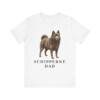 Schipperke Dad Shirt, Vintage Dog Sketch Tee, Dog Dad Gift