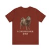 Schipperke Dad Shirt, Vintage Dog Sketch Tee, Dog Dad Gift