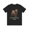 Schipperke Dad Shirt, Vintage Dog Sketch Tee, Dog Dad Gift