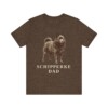 Schipperke Dad Shirt, Vintage Dog Sketch Tee, Dog Dad Gift