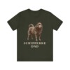 Schipperke Dad Shirt, Vintage Dog Sketch Tee, Dog Dad Gift