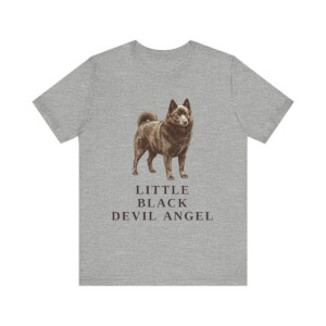 Schipperke Humor Shirt, Vintage Dog Sketch Tee, Dog Humor Gift