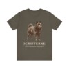 Schipperke Latin Shirt, Vintage Dog Sketch Tee, Dog Latin Gift