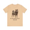 Schipperke Mom Shirt, Vintage Dog Sketch Tee, Dog Mom Gift