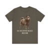 Schipperke Mom Shirt, Vintage Dog Sketch Tee, Dog Mom Gift