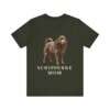 Schipperke Mom Shirt, Vintage Dog Sketch Tee, Dog Mom Gift
