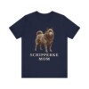 Schipperke Mom Shirt, Vintage Dog Sketch Tee, Dog Mom Gift