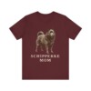 Schipperke Mom Shirt, Vintage Dog Sketch Tee, Dog Mom Gift