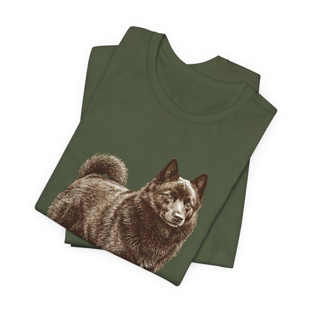Schipperke Shirt, Vintage Dog Sketch Tee, Dog Lover Gift