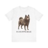 Schipperke Shirt, Vintage Dog Sketch Tee, Dog Lover Gift