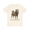 Schipperke Shirt, Vintage Dog Sketch Tee, Dog Lover Gift