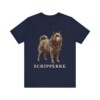 Schipperke Shirt, Vintage Dog Sketch Tee, Dog Lover Gift