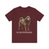 Schipperke Shirt, Vintage Dog Sketch Tee, Dog Lover Gift
