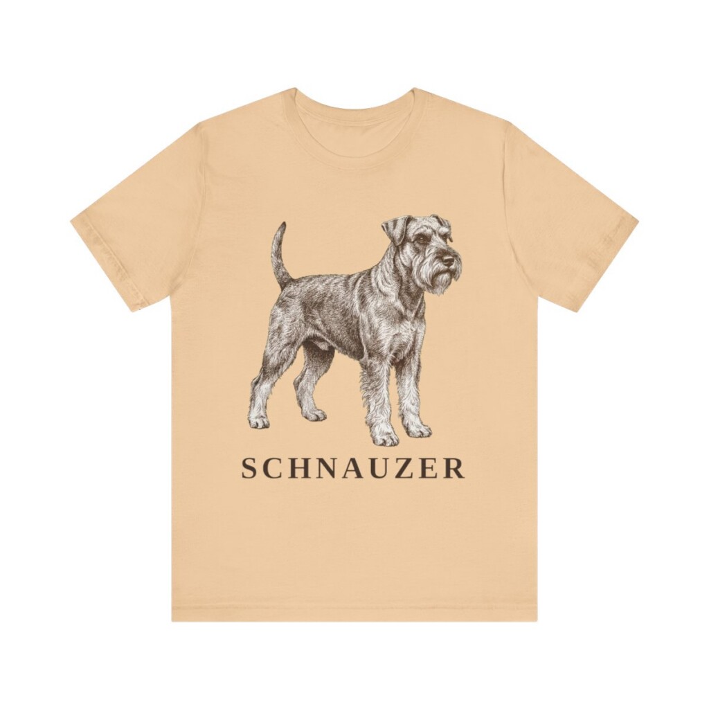 Schnauzer Lover Shirt, Vintage Dog Sketch Tee, Dog Lover Gift Schnauzer Lover Shirt, Vintage Dog Sketch Tee, Dog Lover Gift