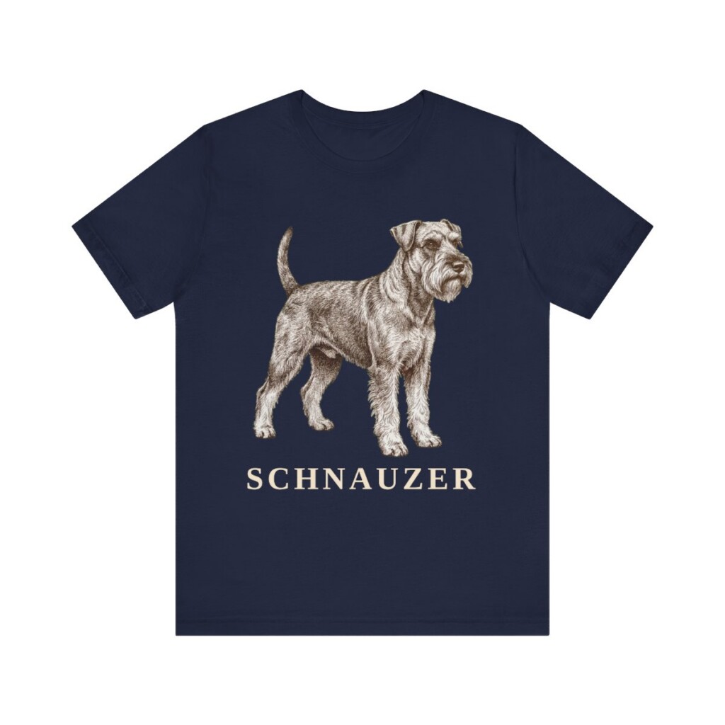 Schnauzer Lover Shirt, Vintage Dog Sketch Tee, Dog Lover Gift Schnauzer Lover Shirt, Vintage Dog Sketch Tee, Dog Lover Gift