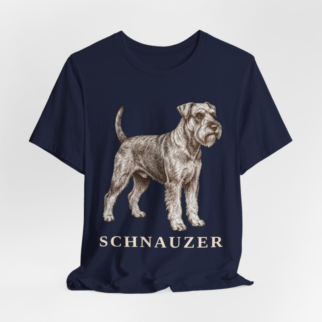 Schnauzer Lover Shirt, Vintage Dog Sketch Tee, Dog Lover Gift Schnauzer Lover Shirt, Vintage Dog Sketch Tee, Dog Lover Gift