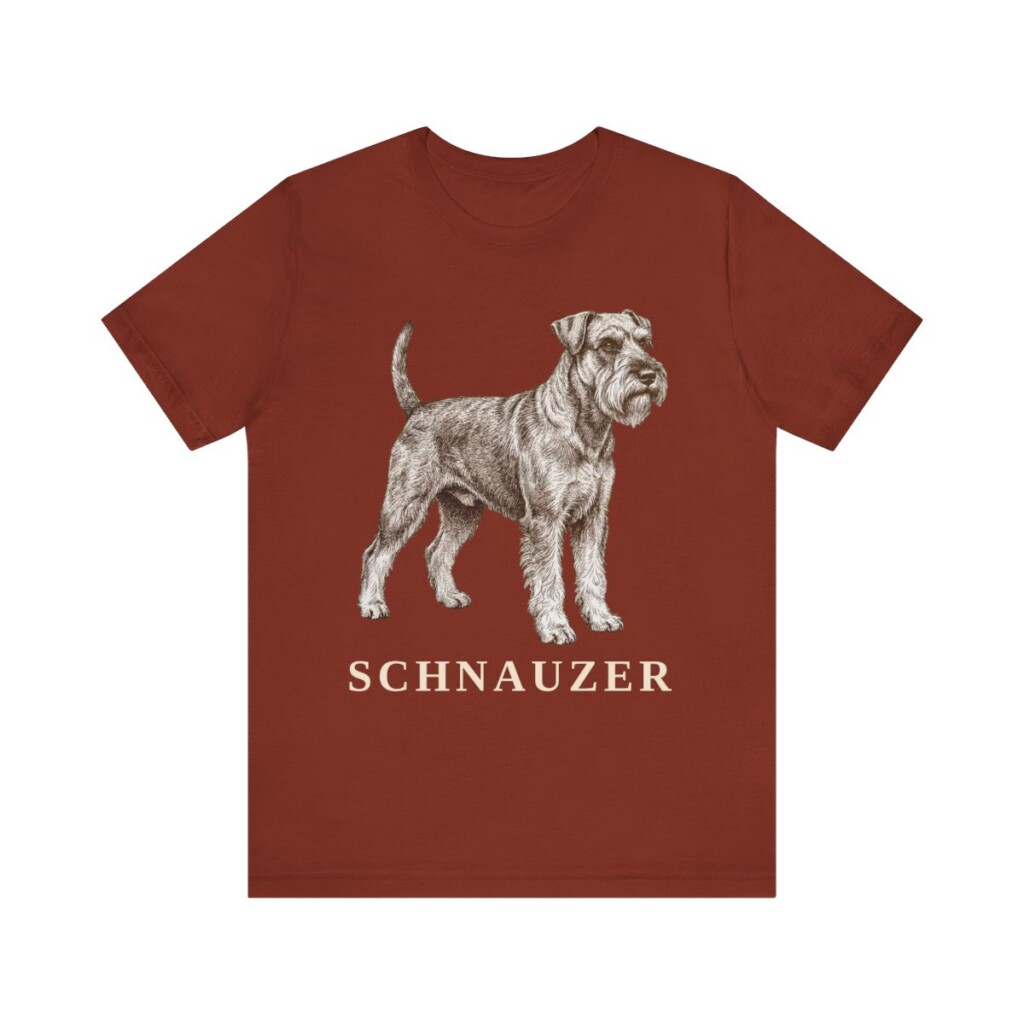 Schnauzer Lover Shirt, Vintage Dog Sketch Tee, Dog Lover Gift Schnauzer Lover Shirt, Vintage Dog Sketch Tee, Dog Lover Gift