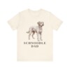 Schnoodle Dad Shirt, Vintage Dog Sketch Tee, Dog Dad Gift