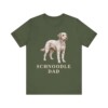 Schnoodle Dad Shirt, Vintage Dog Sketch Tee, Dog Dad Gift