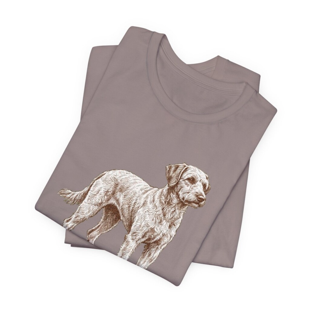 Schnoodle Humor Shirt, Vintage Dog Sketch Tee, Dog Humor Gift
