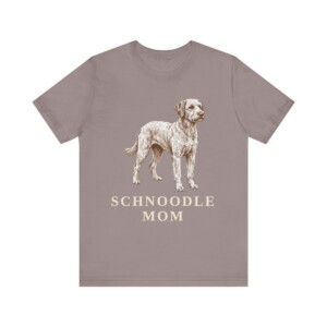 Schnoodle Mom Shirt, Vintage Dog Sketch Tee, Dog Mom Gift