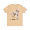 Schnoodle Shirt, Vintage Dog Sketch Tee, Dog Lover Gift